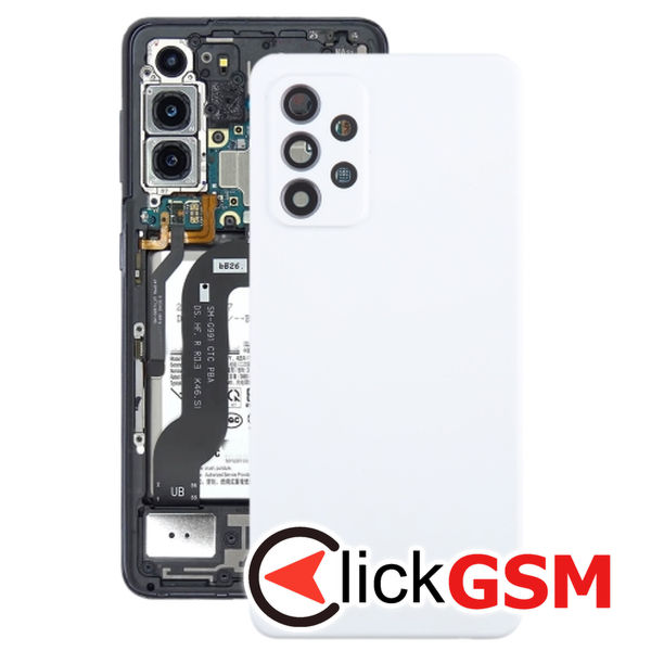 Piesa Piesa Capac Spate Cu Geam Camera White Samsung Galaxy A52 5g 4o3r