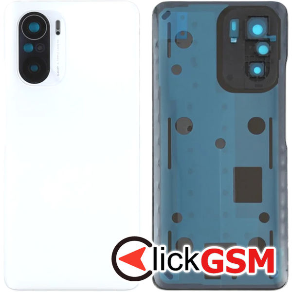 Piesa Piesa Capac Spate Cu Geam Spate Alb Xiaomi Redmi K40 Pro 4x3u