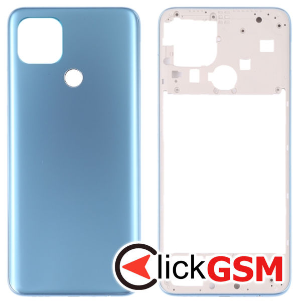 Piesa Capac Spate Cu Mijloc Blue Oppo A15 307v