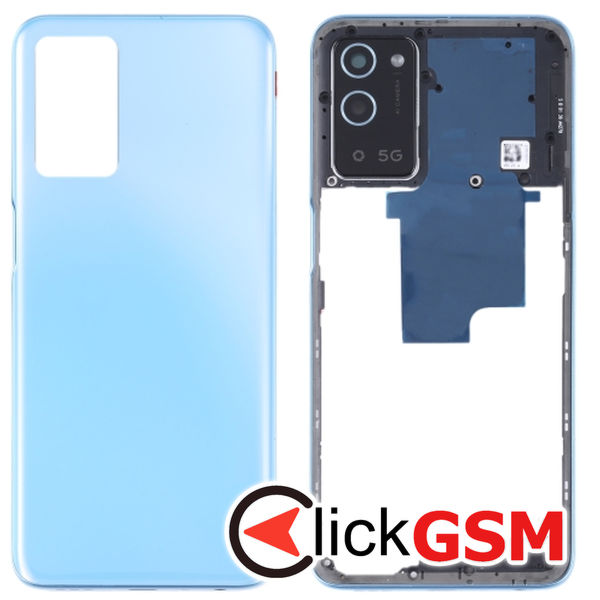 Piesa Capac Spate Cu Mijloc Blue Oppo A56 5g 3087