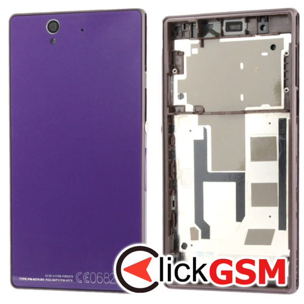 Piesa Piesa Capac Spate Cu Mijloc Purple Sony L36h 20l2