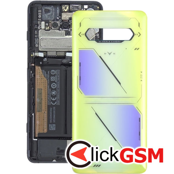 Piesa Piesa Capac Spate Galben Xiaomi Black Shark 5 Rs 3fzm