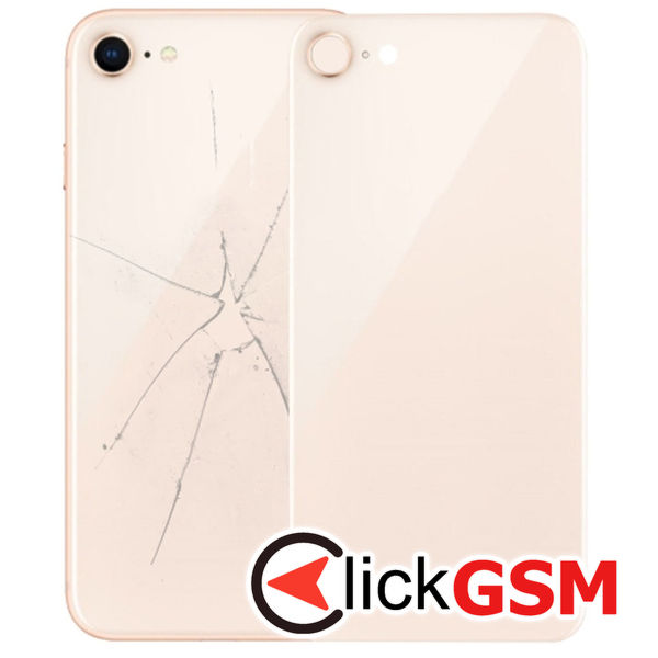 Piesa Capac Spate Gold Apple Iphone 8 4g3d