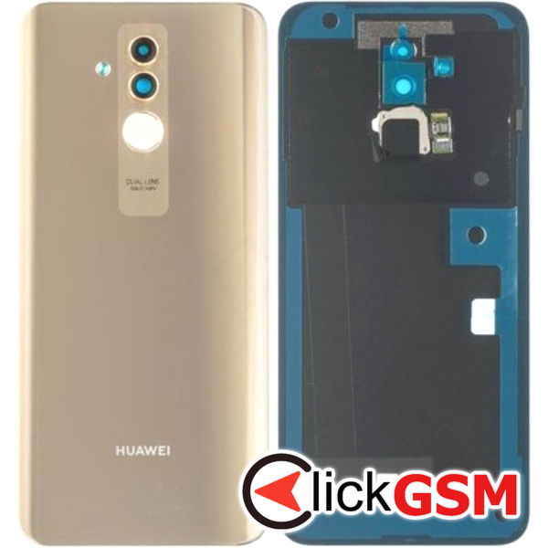 Piesa Piesa Capac Spate Gold Huawei Mate 20 Lite 44vv