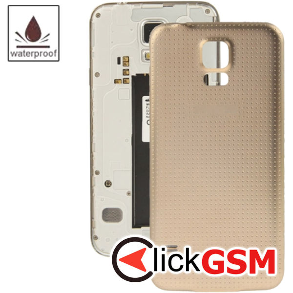 Piesa Capac Spate Gold Samsung Galaxy S5 4aw5