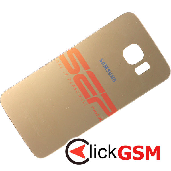 Piesa Capac Spate Gold Samsung Galaxy S6 4ibr