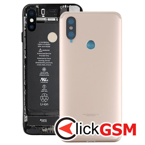 Piesa Capac Spate Gold Xiaomi Mi 6x 25wq