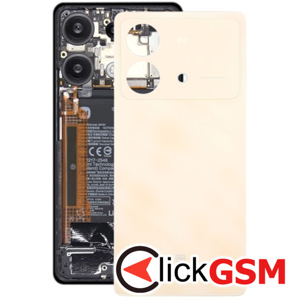 Piesa Capac Spate Gold Xiaomi Poco X6 Neo 4398