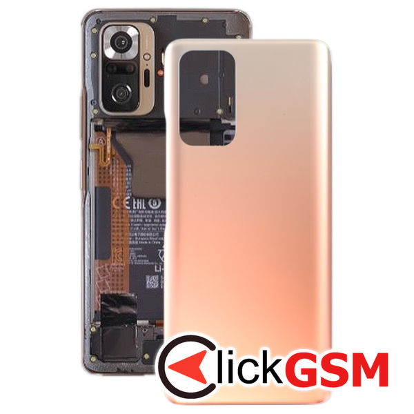 Piesa Piesa Capac Spate Gold Xiaomi Redmi Note 10 Pro 2zuc