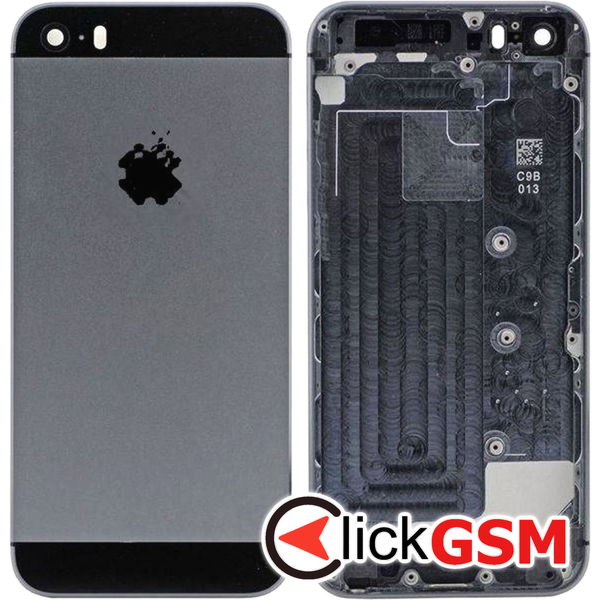 Piesa Piesa Capac Spate Gray Apple Iphone 5s 45yc