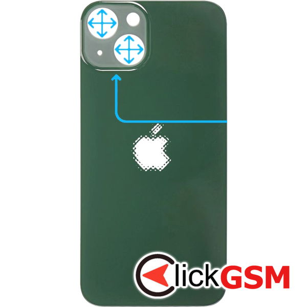 Piesa Capac Spate Green Apple Iphone 13 3zz6