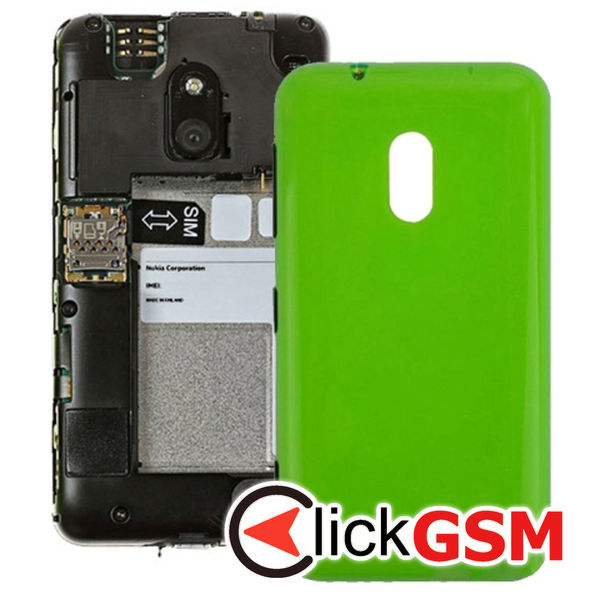 Piesa Capac Spate Green Nokia Lumia 620 4npk