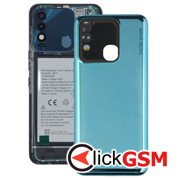 Piesa Piesa Capac Spate Green Tecno Spark 8t 23ai