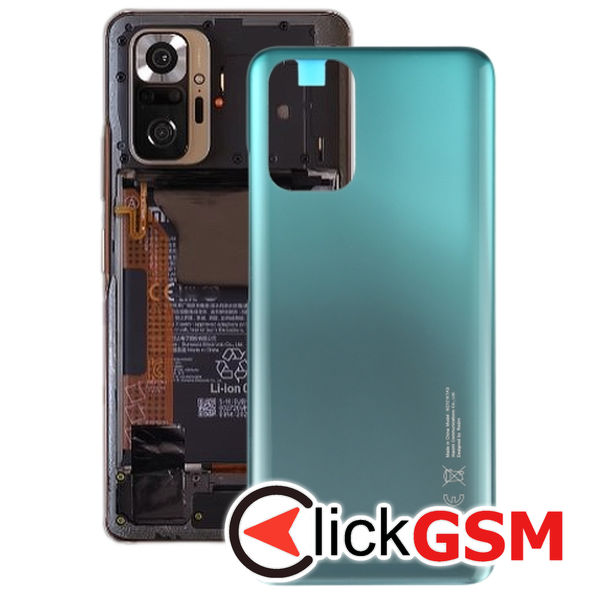 Piesa Piesa Capac Spate Green Xiaomi Redmi Note 10 25qa