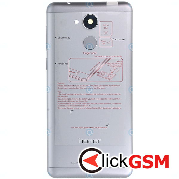 Piesa Capac Spate Grey Honor 6c 3bhb