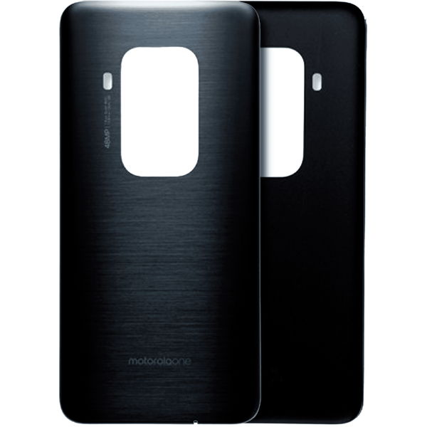 Motorola One Zoom · Back cover Glass For Motorola One Zoom (XT2010-01 / 2019) (Genuine OEM) (Gray)