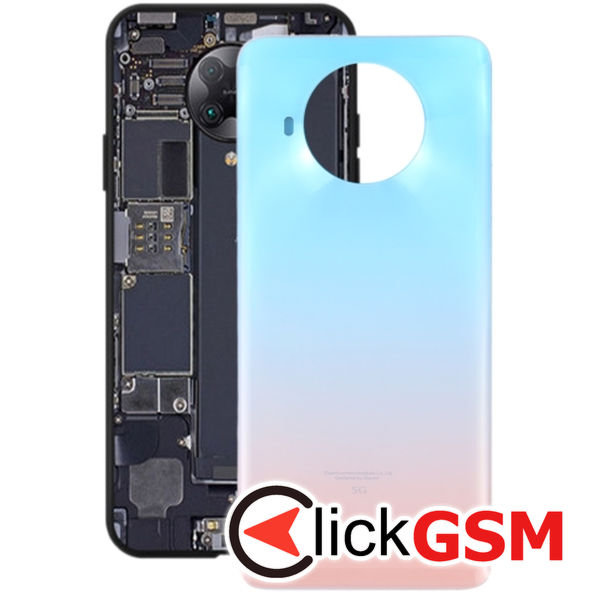 Piesa Piesa Capac Spate Lake Blue Xiaomi Redmi Note 9 Pro 5g 2u2q