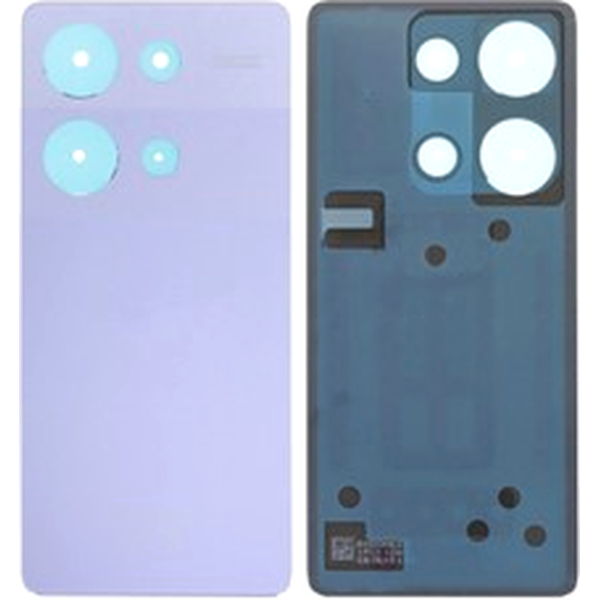 Capac Spate Mov Xiaomi Redmi Note 13 Pro · For Xiaomi Redmi Note 13 Pro 4G Battery Door Cover Replacement Part - Purple