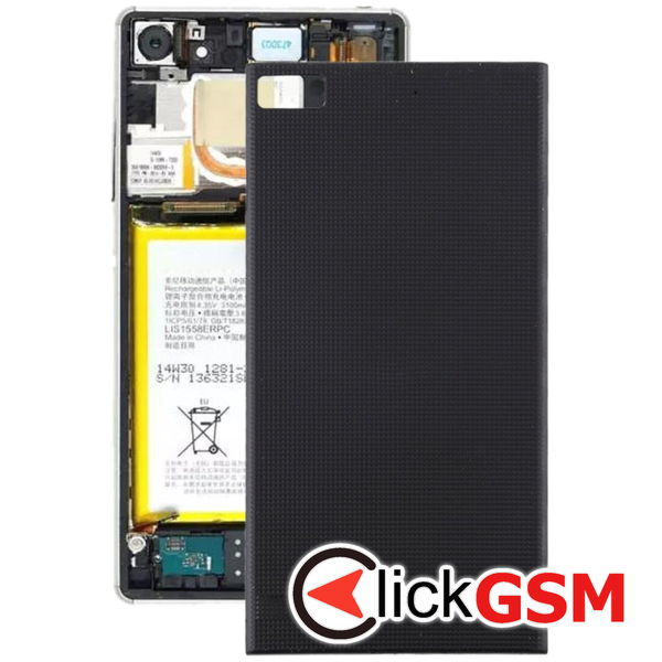 Piesa Capac Spate Negru Blackberry Z3 21o9