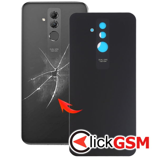 Piesa Piesa Capac Spate Negru Huawei Mate 20 Lite 2ee7