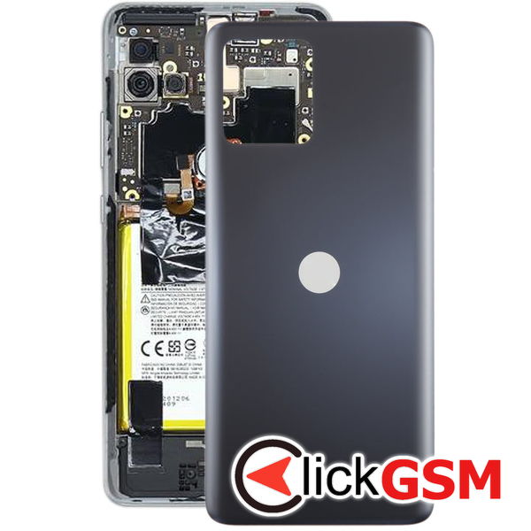 Piesa Piesa Capac Spate Negru Motorola Moto G72 3f9u