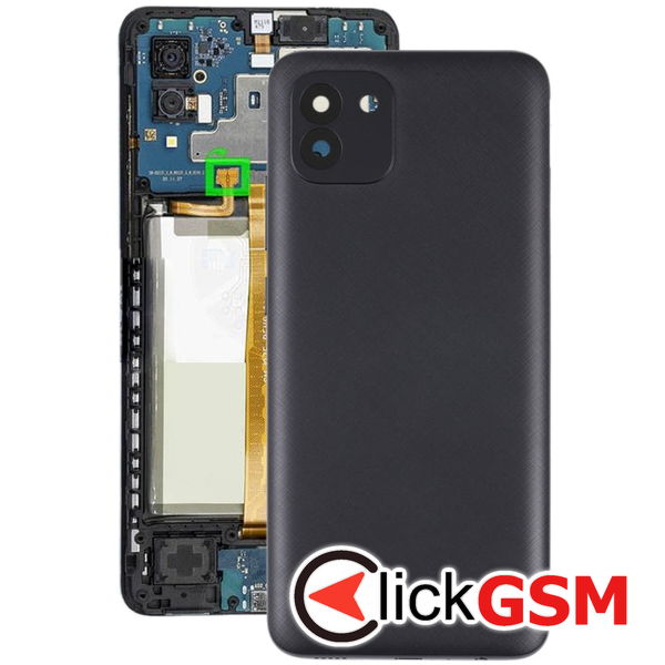 Piesa Piesa Capac Spate Negru Samsung Galaxy A03 4b26