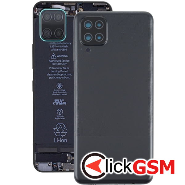 Piesa Capac Spate Negru Samsung Galaxy A12 4agc