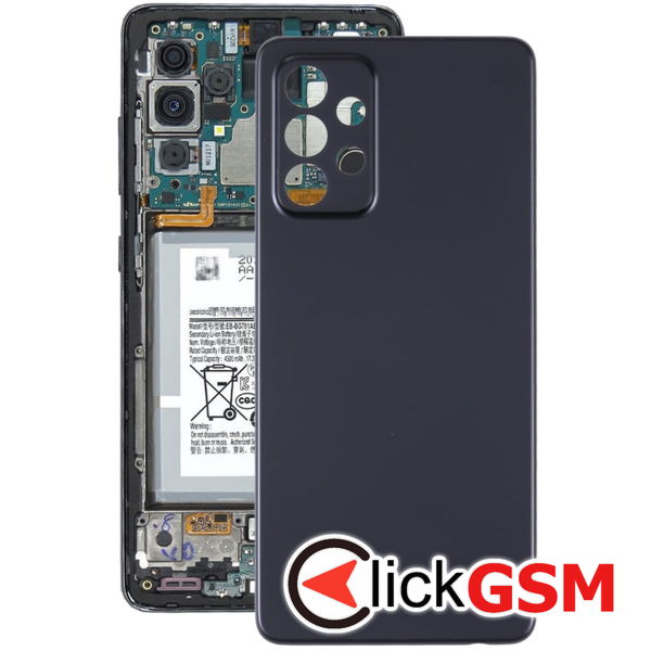 Piesa Piesa Capac Spate Negru Samsung Galaxy A52 5g 4b1y