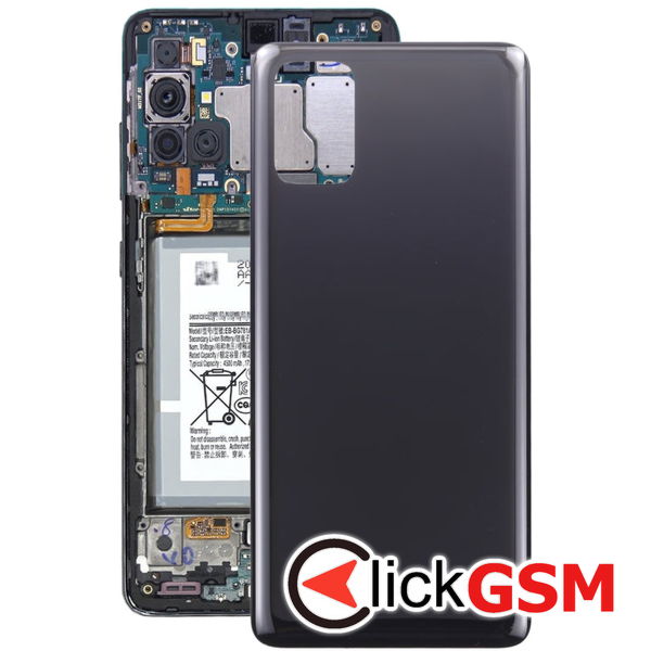 Piesa Piesa Capac Spate Negru Samsung Galaxy M31s 4aus