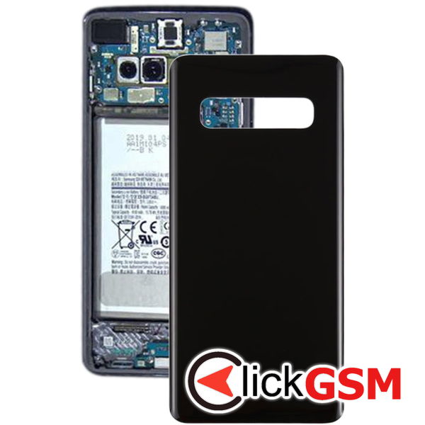 Piesa Piesa Capac Spate Negru Samsung Galaxy S10.plus 4awj