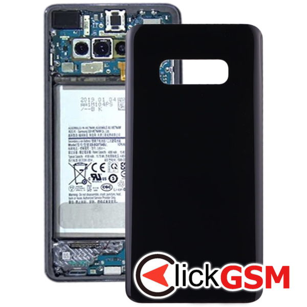 Piesa Piesa Capac Spate Negru Samsung Galaxy S10e 4awo