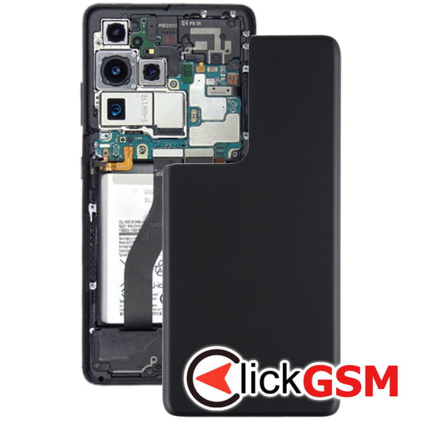 Piesa Piesa Capac Spate Negru Samsung Galaxy S21 Ultra 5g 4ai8