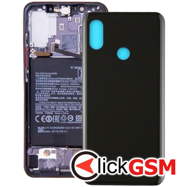 Piesa Capac Spate Negru Xiaomi Mi 8 25wj