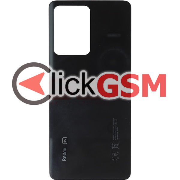 Piesa Piesa Capac Spate Negru Xiaomi Redmi Note 12 Pro 4ki0