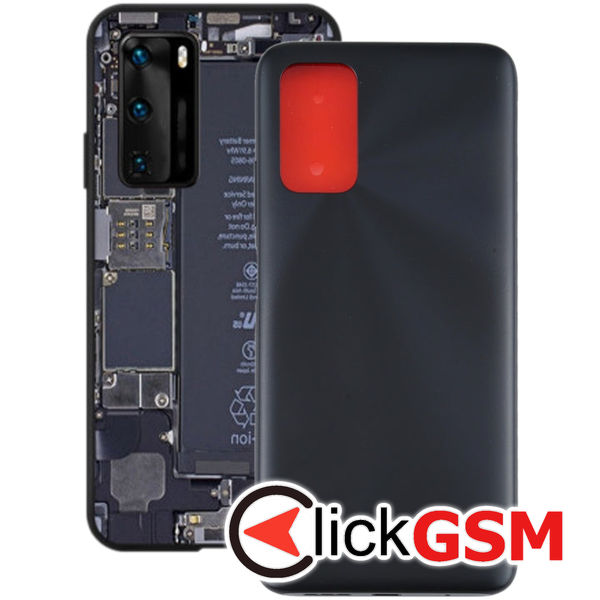 Piesa Capac Spate Negru Xiaomi Redmi Note 9 25q2