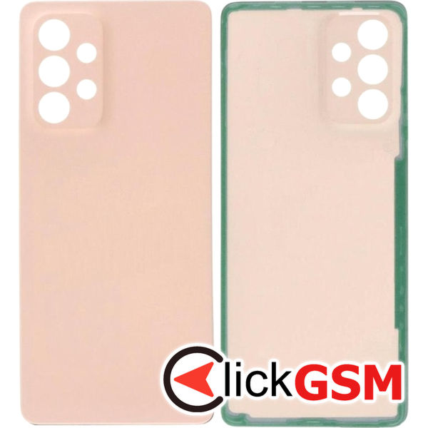 Piesa Capac Spate Orange Samsung Galaxy A53 5g 40f6