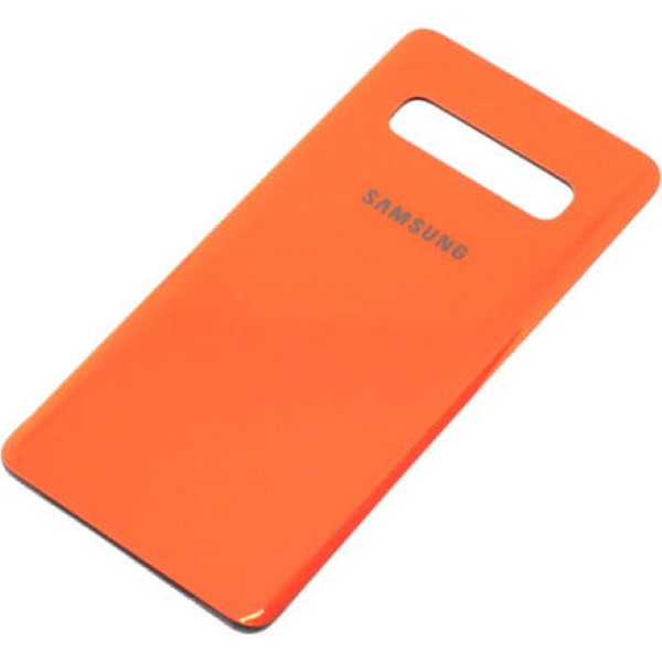 Piesa Piesa Capac Spate Orange Samsung Galaxy S10 4mh1