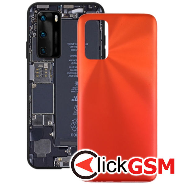 Piesa Capac Spate Orange Xiaomi Redmi Note 9 25pz