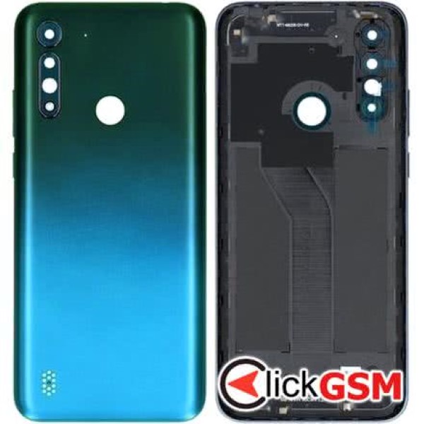 Piesa Piesa Capac Spate Pentru Motorola Moto G8 Power Lite Albastru 1ggt