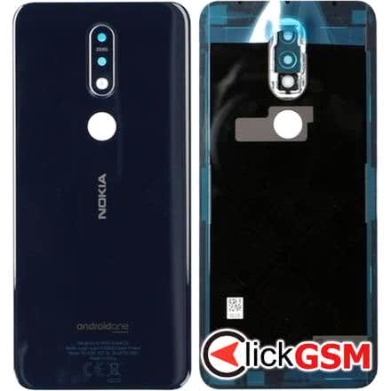 Piesa Piesa Capac Spate Pentru Nokia 7.1 Albastru 1f5c