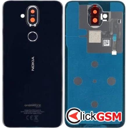 Piesa Capac Spate Pentru Nokia 8.1 Albastru 1f41