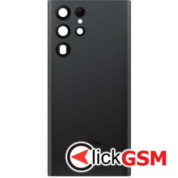 Piesa Capac Spate Pentru Samsung Galaxy S22 Ultra Negru 34kk