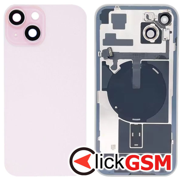 Piesa Capac Spate Pink Apple Iphone 15 Plus 2e8f