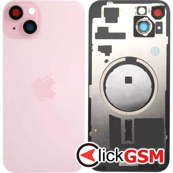 Piesa Capac Spate Pink Apple Iphone 15 Plus 3l7