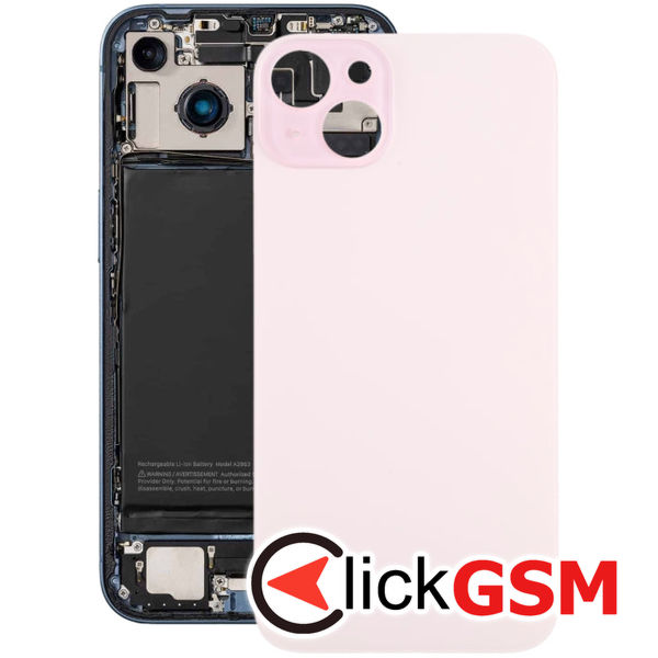 Piesa Capac Spate Pink Apple Iphone 15 Plus 4h85