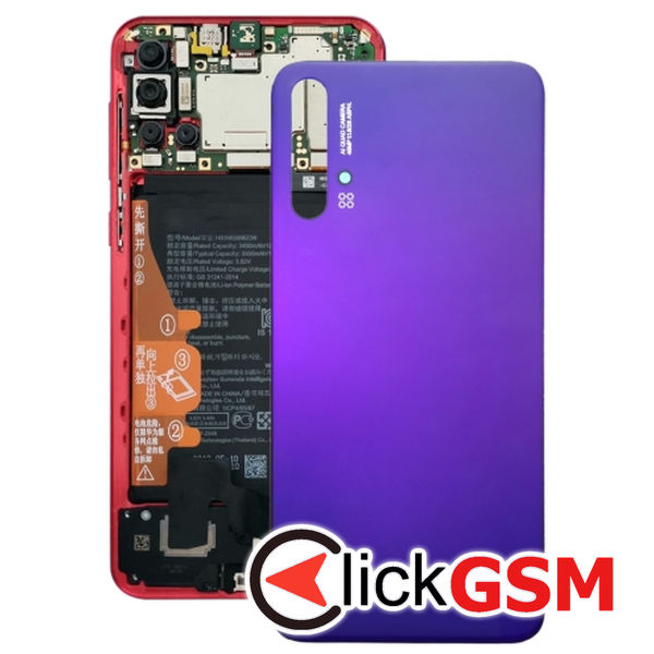 Piesa Capac Spate Purple Huawei Nova 5 Pro 2bf7