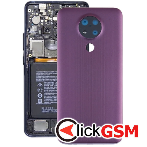 Piesa Capac Spate Purple Nokia 3.4 49uh