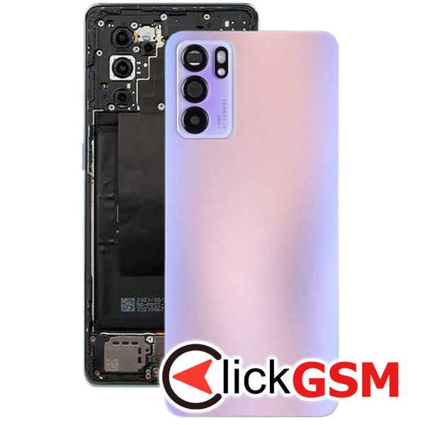 Piesa Piesa Capac Spate Purple Oppo Reno6 5g 1xab