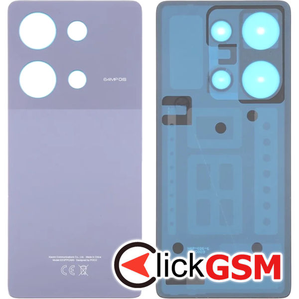 Piesa Capac Spate Purple Xiaomi Poco M6 Pro 2p6h