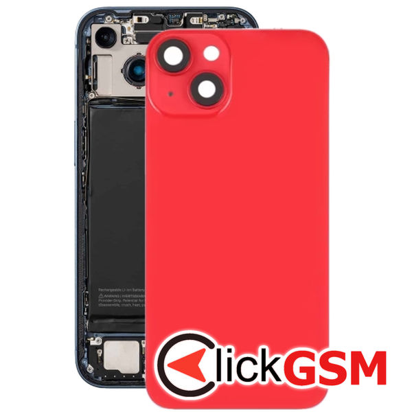 Piesa Piesa Capac Spate Red Apple Iphone 14 2ald